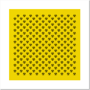 biohazard symbol pattern Posters and Art